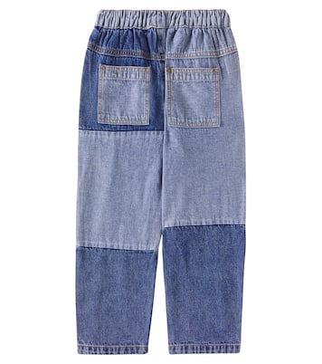 Patchwork straight jeans | Rylee + Cru