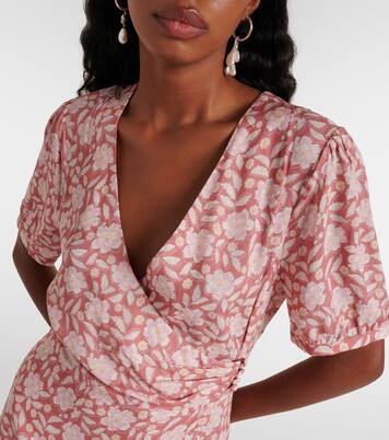 Robe midi Katrina à fleurs | Rixo