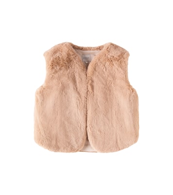 Pimmy faux shearling vest | Donsje