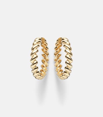 Orecchini a cerchio Coil in oro 18kt  | Anita Ko