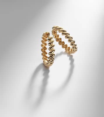 Orecchini a cerchio Coil in oro 18kt  | Anita Ko