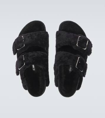 Arizona 1774 shearling-lined suede sandals | Birkenstock 1774