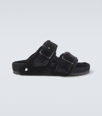 Arizona 1774 shearling-lined suede sandals | Birkenstock 1774