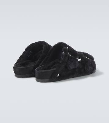 Arizona 1774 shearling-lined suede sandals | Birkenstock 1774