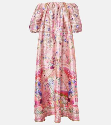 Robe longue à fleurs | Camilla