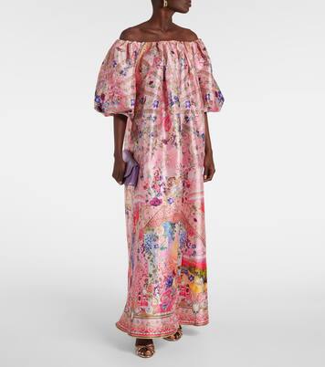 Robe longue à fleurs | Camilla
