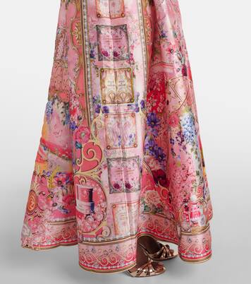 Robe longue à fleurs | Camilla