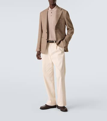 Amo cotton straight pants | Saman Amel