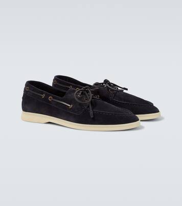 Sea-Sail Walk suede boat shoes | Loro Piana