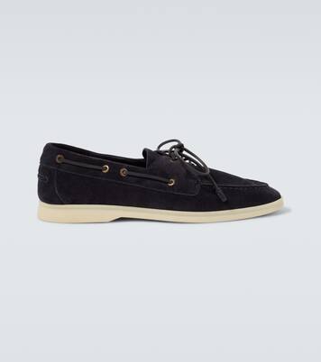 Sea-Sail Walk suede boat shoes | Loro Piana