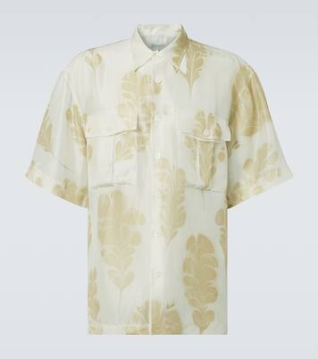 프린트 실크 볼링 셔츠 | Dries Van Noten
