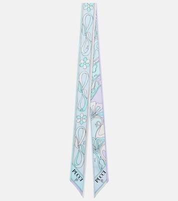 Marmo silk twill scarf | Pucci