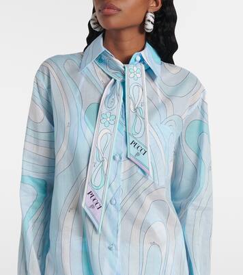 Marmo silk twill scarf | Pucci