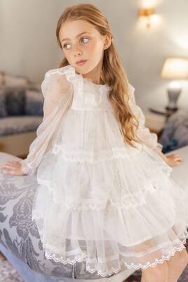 Floral tulle dress | Petite Amalie  