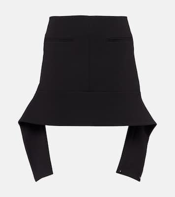 Minirock aus Crêpe | Courrèges