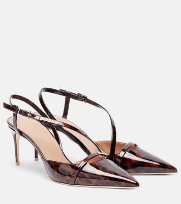 Escarpins slingback Valeria 70 en cuir verni | Malone Souliers
