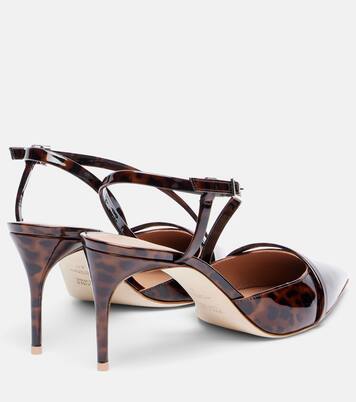 Escarpins slingback Valeria 70 en cuir verni | Malone Souliers