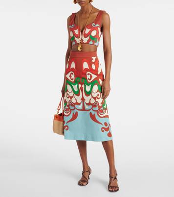 Bustier-Top Baia aus einem Baumwollgemisch | La DoubleJ