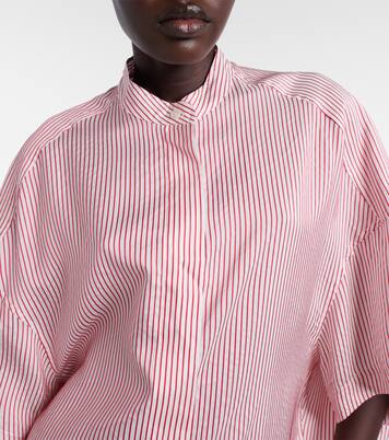 Striped silk shirt | Stella McCartney