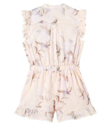Cascadian floral cotton playsuit | Zimmermann Kids