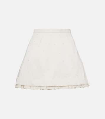 Verzierter Minirock Camelia  | Clio Peppiatt