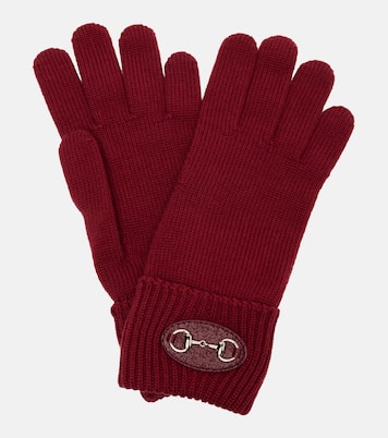 Handschuhe Horsebit aus Wolle | Gucci