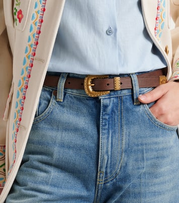 VLogo leather belt | Valentino Garavani