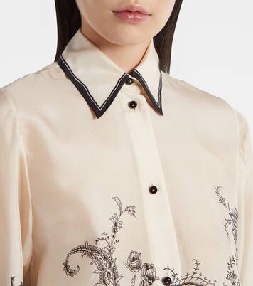 Rhiannon paisley silk shirt | Zimmermann