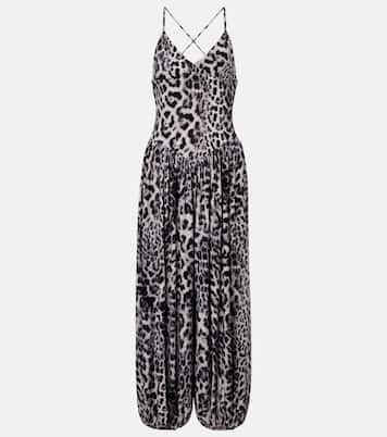 Kenny leopard-print jumpsuit | Norma Kamali