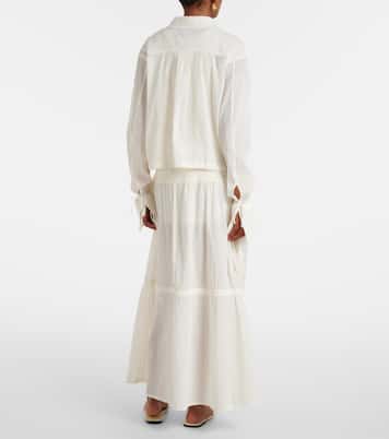 Cropped-Hemd aus Baumwolle | Toteme