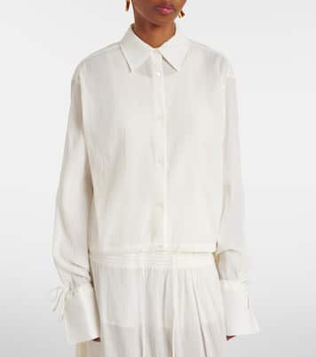 Cropped-Hemd aus Baumwolle | Toteme