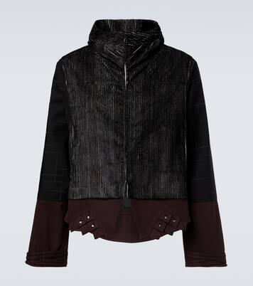 Estike hooded silk-blend jacket | Kiko Kostadinov