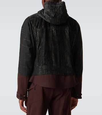 Estike hooded silk-blend jacket | Kiko Kostadinov