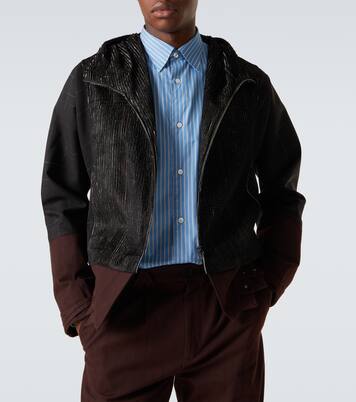 Estike hooded silk-blend jacket | Kiko Kostadinov