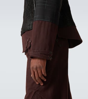 Estike hooded silk-blend jacket | Kiko Kostadinov