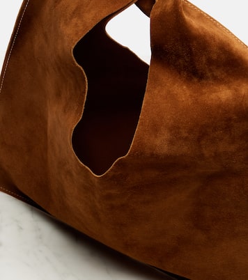 Bindle Small suede tote bag | The Row