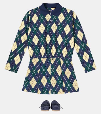 Argyle cotton polo shirt and skirt set | Polo Ralph Lauren Kids