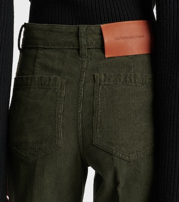 Mid-Rise-Schlaghose Alina aus Baumwoll-Cord | Victoria Beckham