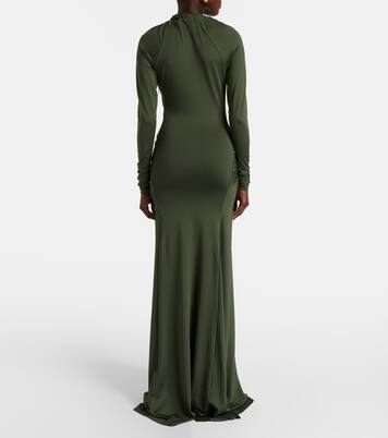 Gathered jersey gown | Victoria Beckham