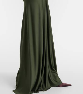 Gathered jersey gown | Victoria Beckham