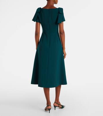 Robe midi en crêpe | Carolina Herrera
