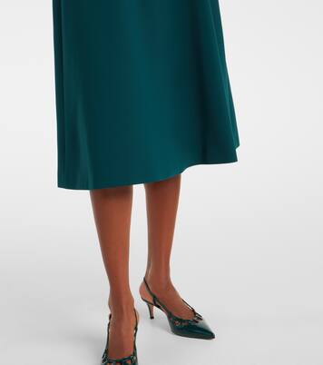 Robe midi en crêpe | Carolina Herrera