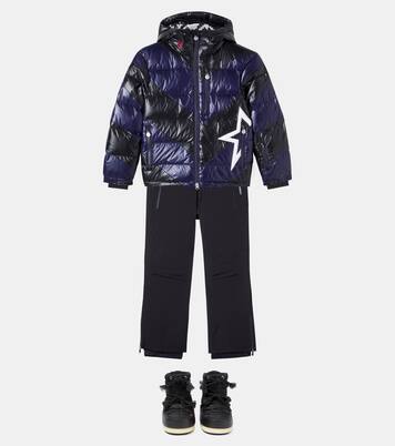 Super Mojo chevron down ski jacket | Perfect Moment Kids