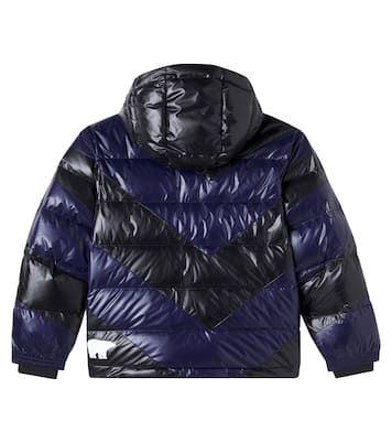 Super Mojo chevron down ski jacket | Perfect Moment Kids