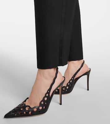Slingback-Pumps 95 aus Leder | Gianvito Rossi