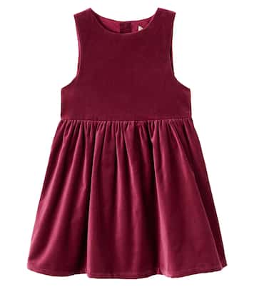 Thelma cotton velvet dress | Wheat