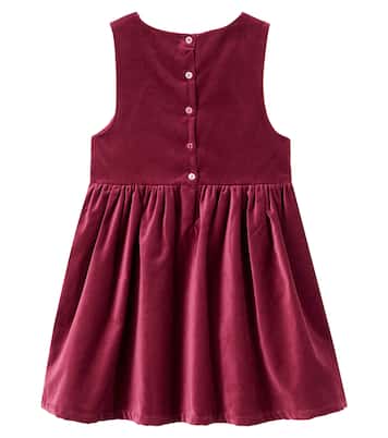 Thelma cotton velvet dress | Wheat