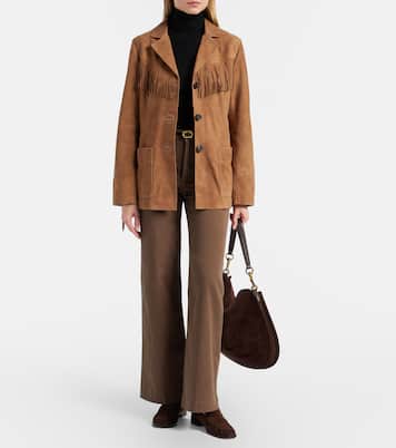 Jacke aus Veloursleder | Rixo