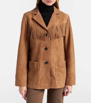 Jacke aus Veloursleder | Rixo