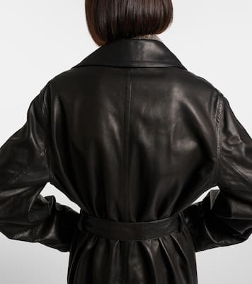 Siempra leather coat | The Row